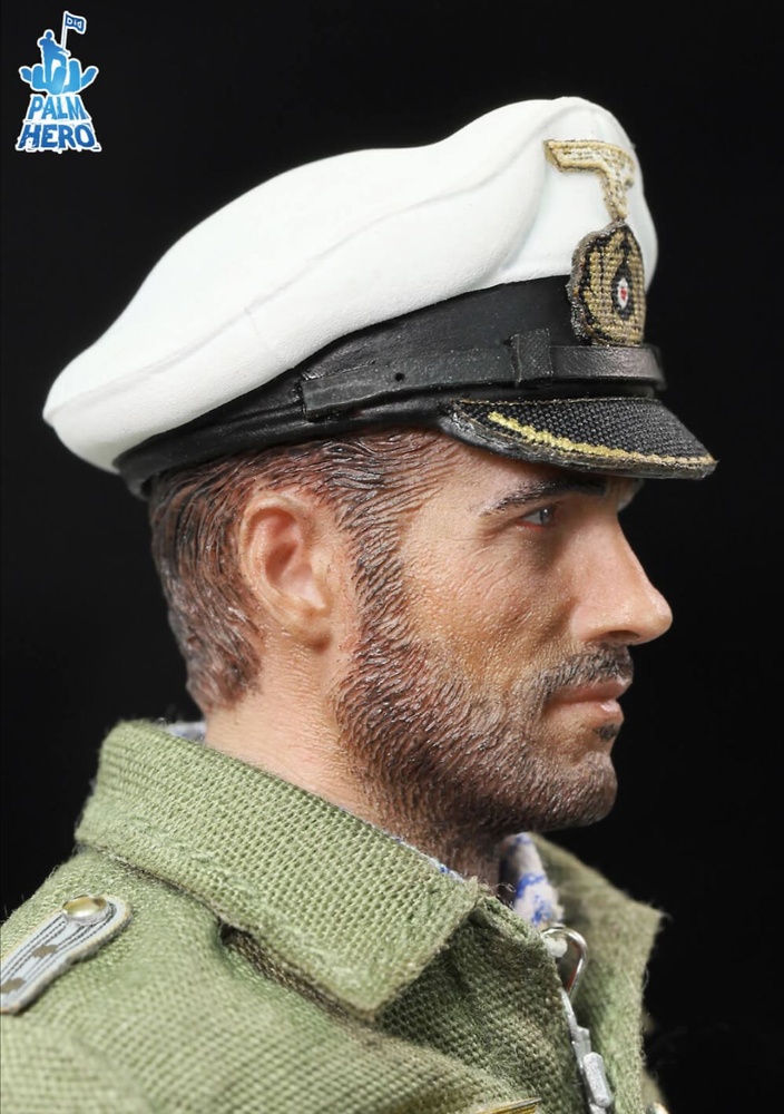 Comandante de submarino Alemán Lehmann, Palm Hero Series WWII, 1:12, Did XD80026 