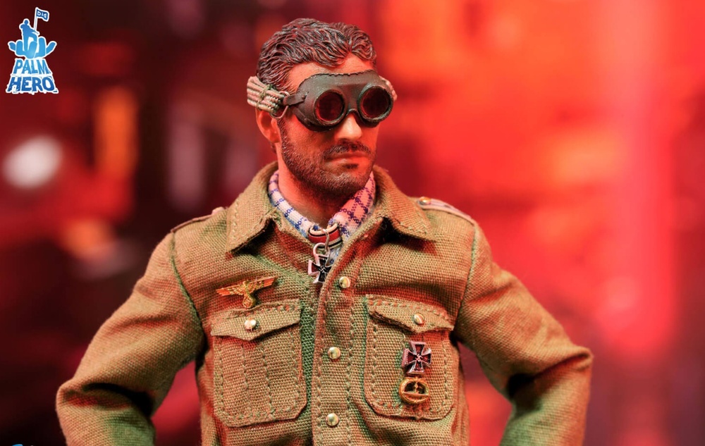 Comandante de submarino Alemán Lehmann, Palm Hero Series WWII, 1:12, Did XD80026 