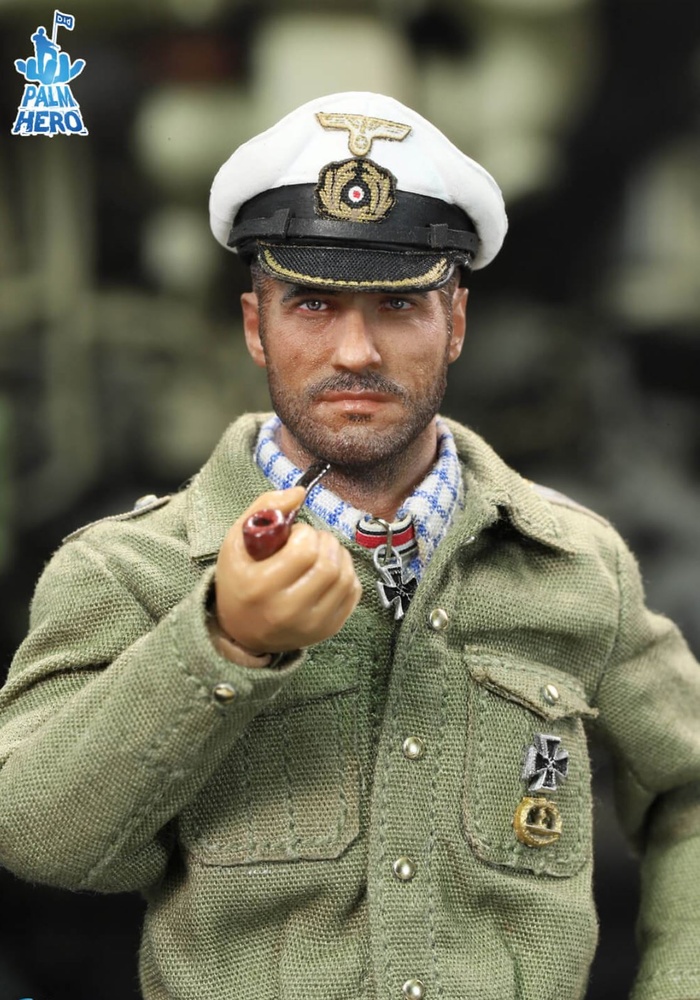 Comandante de submarino Alemán Lehmann, Palm Hero Series WWII, 1:12, Did XD80026 