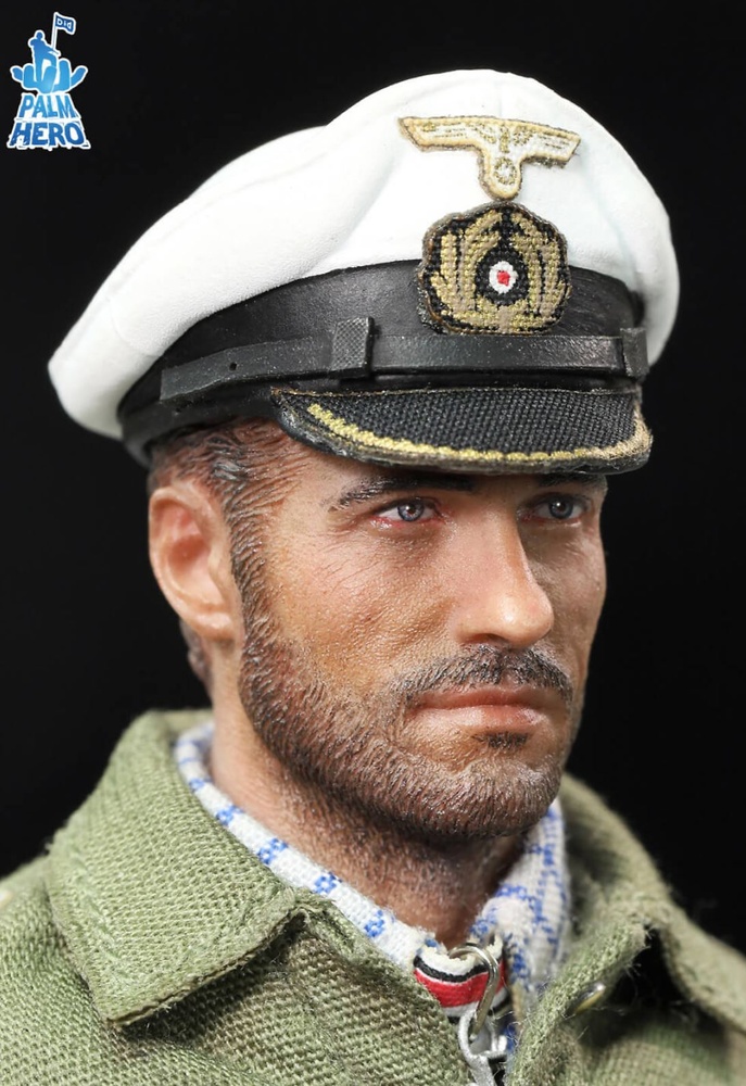 Comandante de submarino Alemán Lehmann, Palm Hero Series WWII, 1:12, Did XD80026 