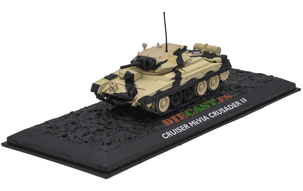 Cruiser MkVIA Crusader II, Ejército Británico, Norte de Africa, 1941, 1:72, Atlas Editions 