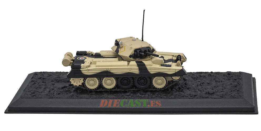 Cruiser MkVIA Crusader II, Ejército Británico, Norte de Africa, 1941, 1:72, Atlas Editions 
