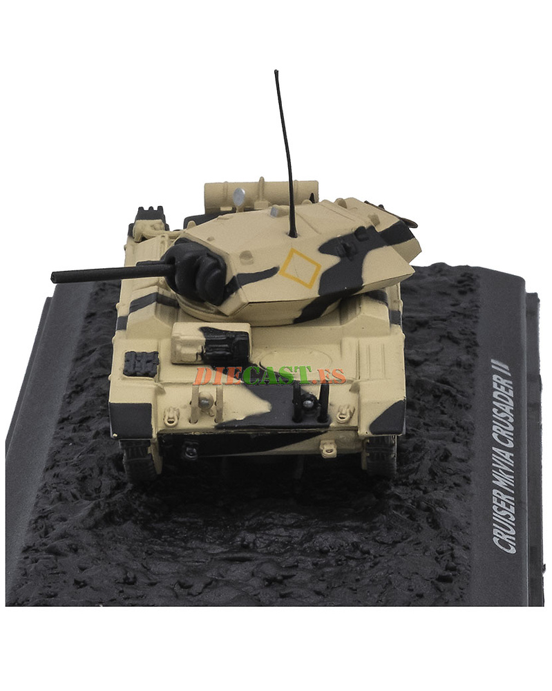 Cruiser MkVIA Crusader II, Ejército Británico, Norte de Africa, 1941, 1:72, Atlas Editions 