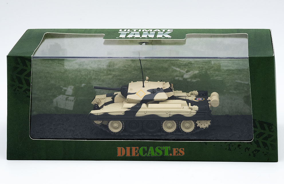 Cruiser MkVIA Crusader II, Ejército Británico, Norte de Africa, 1941, 1:72, Atlas Editions 