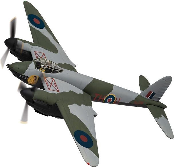 D.H Mosquito Intruder, Moonbeam McSwine, 1:72, Corgi 