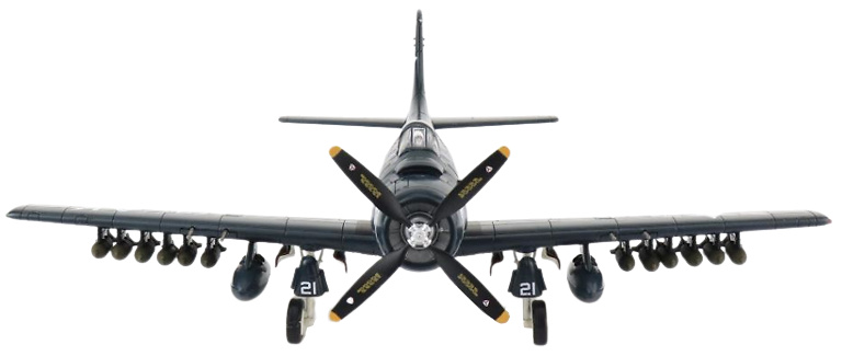 Douglas AD-3 Skyraider 122743, VMA-121, Marines EEUU, Guerra de Corea, 1:72, Hobby Master 