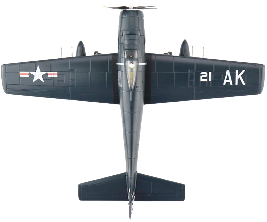 Douglas AD-3 Skyraider 122743, VMA-121, Marines EEUU, Guerra de Corea, 1:72, Hobby Master 