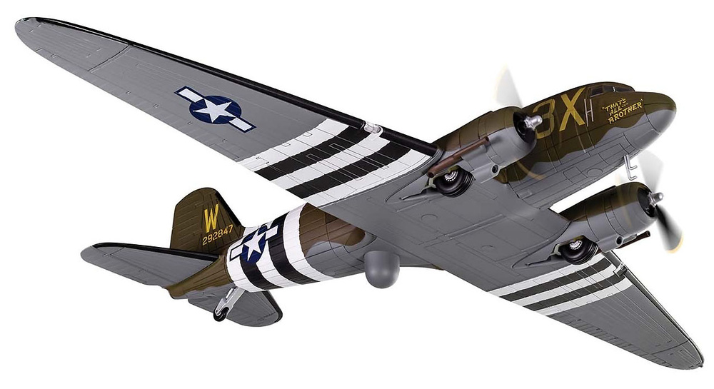 Douglas Dakota C-47A Skytrain 42-92847 ‘That's All Brother', 5 y 6 de Junio, 1944, 1:72, Corgi 