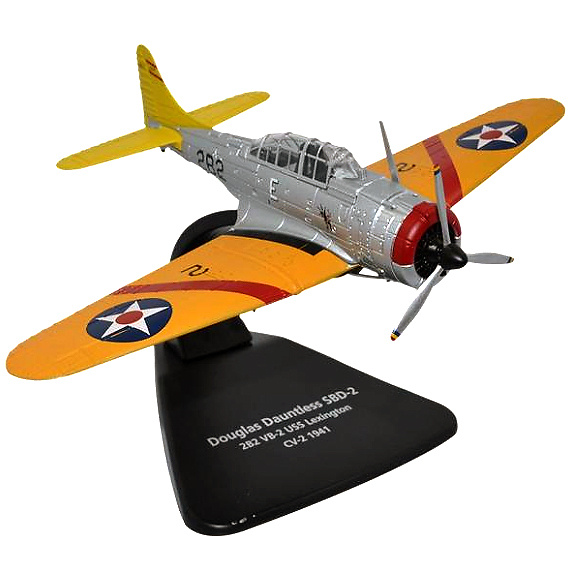 Douglas SBD-2 Dauntless, USN VB-2, USS Lexington, 1941, 1:72, Oxford 