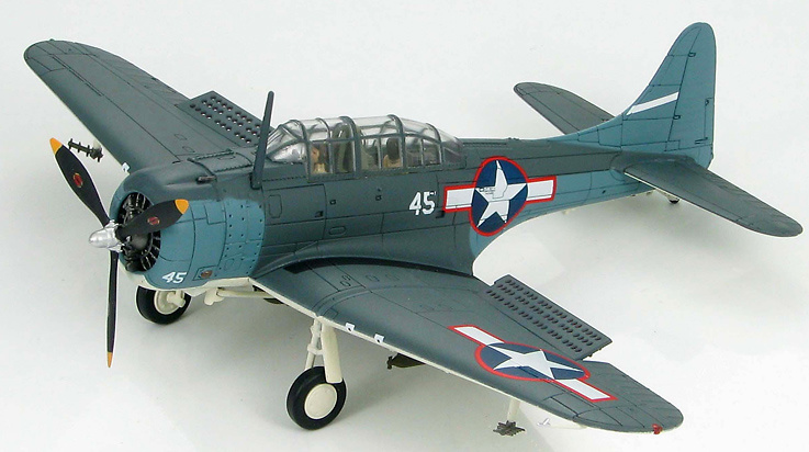 Douglas SBD-5 Dauntless VB-16 USS Lexington, 1943, 1:72, Hobby Master 
