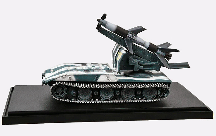 E-100 con misil Rheintochter, Alemania, 1946, 1:72, Modelcollect 