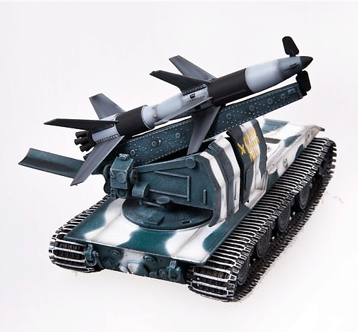 E-100 con misil Rheintochter, Alemania, 1946, 1:72, Modelcollect 