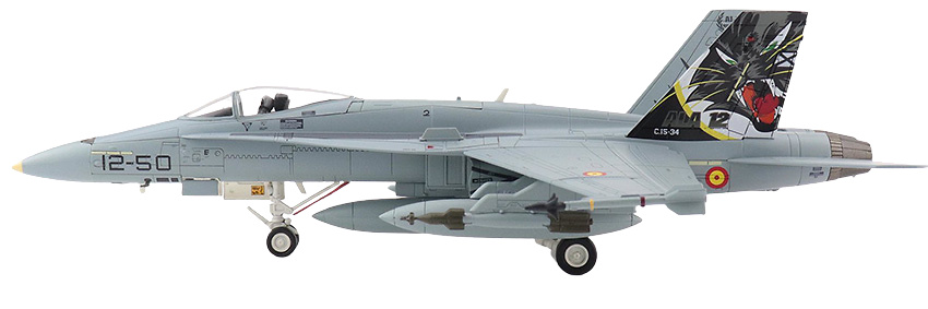 EF-18A Hornet, FFAA Españolas, Ala 12, 50 Aniversario, 12-50/C15-34, BA de Torrejón, 2010, 1:72, Hobby Master 