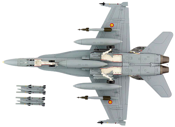 EF-18A Hornet, FFAA Españolas, Ala 12, 50 Aniversario, 12-50/C15-34, BA de Torrejón, 2010, 1:72, Hobby Master 