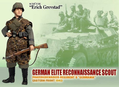 Erich Grevstad, German Elite Reconnaissance Scout, 1:6, Dragon Figures 