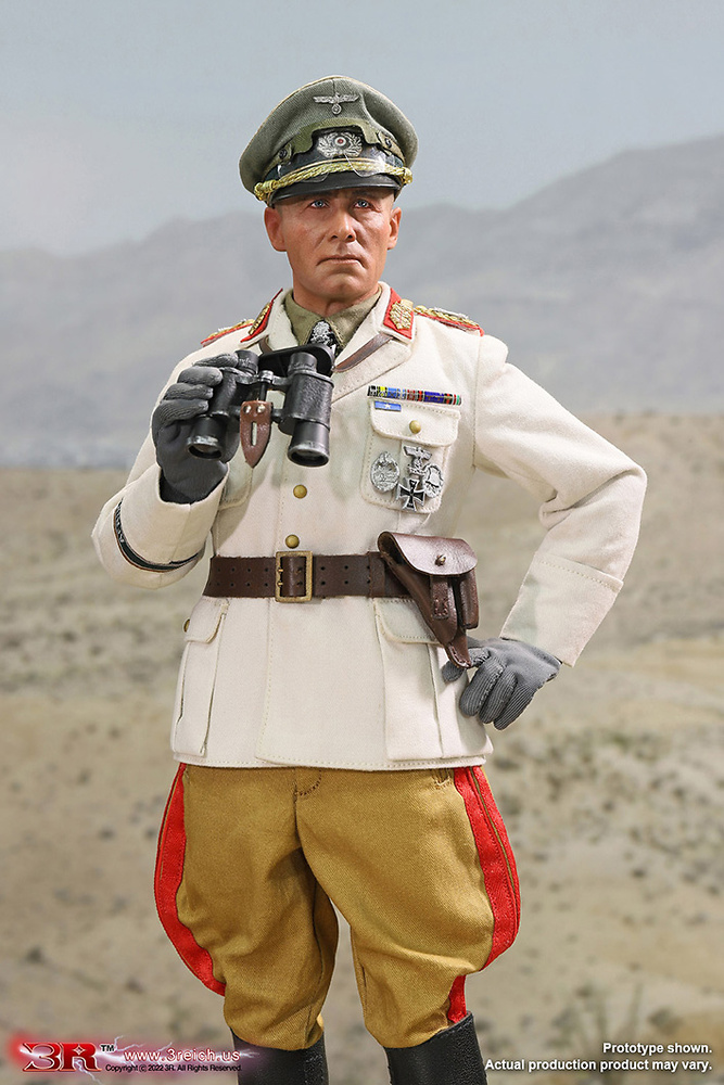 Erwin Rommel, Mariscal de campo, General del Afrika Korps alemán, 1:6, 3R 