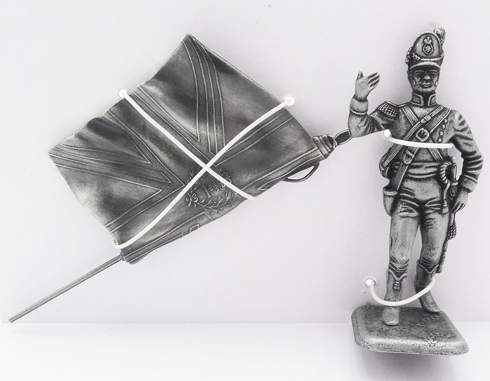 Estandarte, Porta Estandarte del 1er Regimiento de Guardias a Pie, 1:24, Atlas Editions 