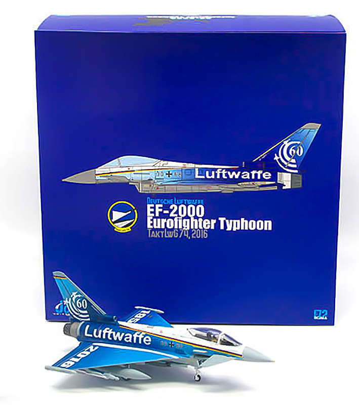 Eurofighter EF-2000 Typhoon S, Luftwaffe, Escuadrón del 60 Aniversario , Alemania, 2016, 1:72, JC Wings 