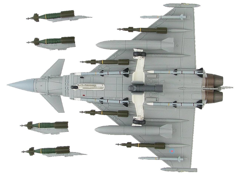 Eurofighter EF-2000 Typhoon ZK361, RAF/Fuerza Aérea Emir de Qatar, Coningsby, 2020, 1:72, Hobby Master 