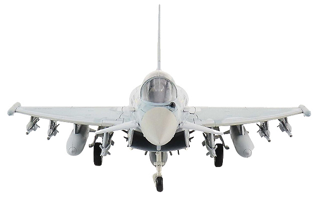 Eurofighter Typhoon, RSAF 10 Sqn, ZK068, Base Aérea King Fahd, Arabia Saudí, 2014, 1:72, Hobby Master 