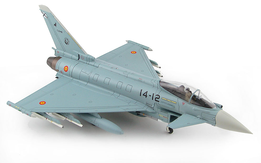 Eurofighter Typhoon EF2000 C.16-48, Ala 14, Base Aérea Los Llanos, Ejército del Aire, 2019 1:72, Hobby Master 