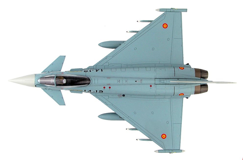 Eurofighter Typhoon EF2000 C.16-48, Ala 14, Base Aérea Los Llanos, Ejército del Aire, 2019 1:72, Hobby Master 
