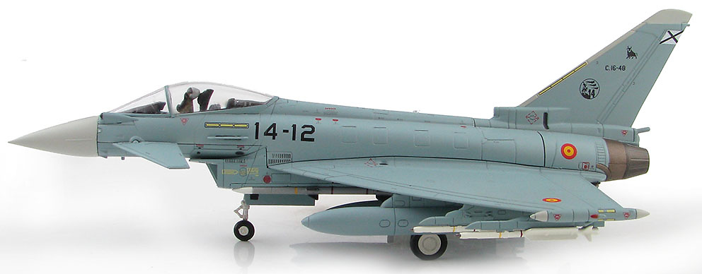 Eurofighter Typhoon EF2000 C.16-48, Ala 14, Base Aérea Los Llanos, Ejército del Aire, 2019 1:72, Hobby Master 