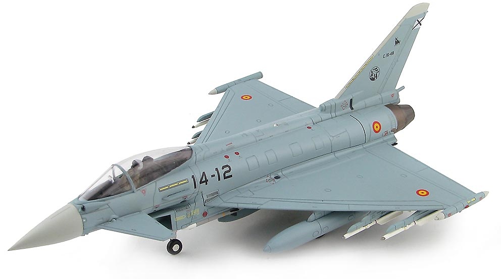 Eurofighter Typhoon EF2000 C.16-48, Ala 14, Base Aérea Los Llanos, Ejército del Aire, 2019 1:72, Hobby Master 