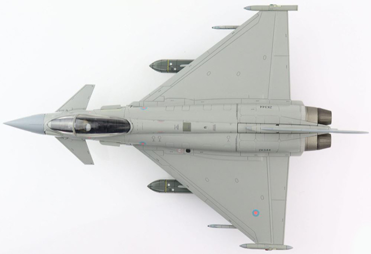 Eurofighter Typhoon FGR4 ZK344, Escuadrón 1, Operación Shader, RAF Akrotiri, Marzo 2021 1:72, Hobby Master 