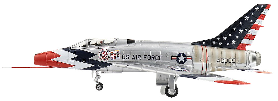 F-100 Sabre Skyblazers 542009, Fuerza Aérea de los Estados Unidos, 1:72, Hobby Master 