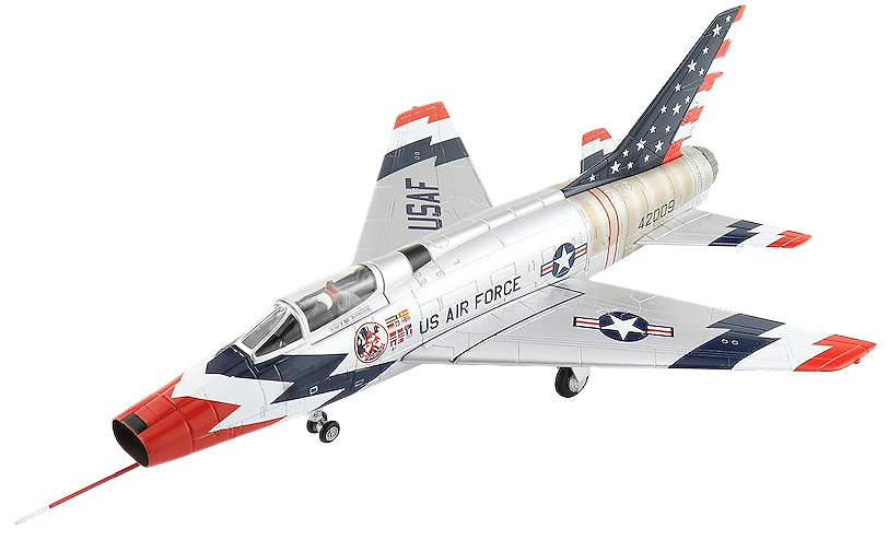 F-100 Sabre Skyblazers 542009, Fuerza Aérea de los Estados Unidos, 1:72, Hobby Master 