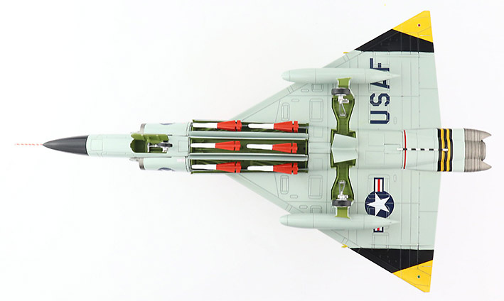 F-102A Delta Dagger, Escuadrón 337 de la USAF, 57-0907, Aeropuerto Int. Portland, 1962, 1:72, Hobby Master 