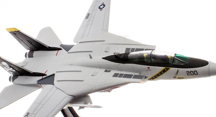 F-14A Tomcat, US Navy, VF-84, Jolly Rogers, 1981, (Alas plegables), 1:100, Salvat 