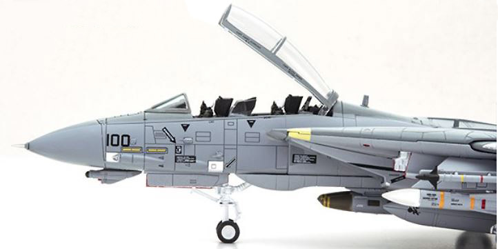 F-14D Grumman Tomcat, US Navy VF-31, Tomcatters NK100, Santa Cat, 2002, 1:72, JC Wings 