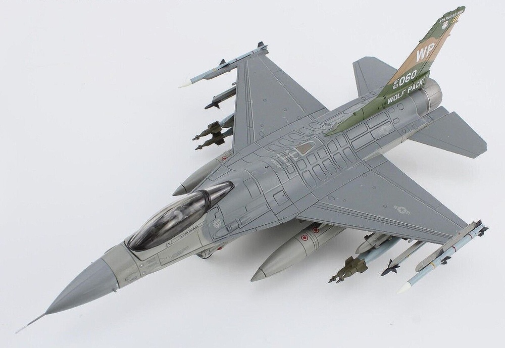 F-16C Fighting Falcon, USAF 8th FW Wolfpack, #89-2060, Base Aérea de Kunsan, Corea del Sur, 2021, 1:72, Hobby Master 