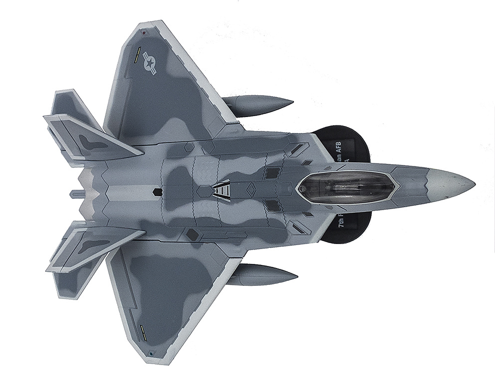 F-22A Raptor, 7th FS, 49th FW, Base Aérea Holloman, Nuevo México, USA , 1:100, Italeri 