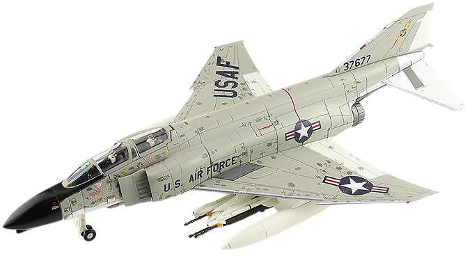 F-4C Phantom II 64-0676, 45.ª División de Aviación de Combate, Ubon, Tailandia, 1965, 1:72, Hobby Master 