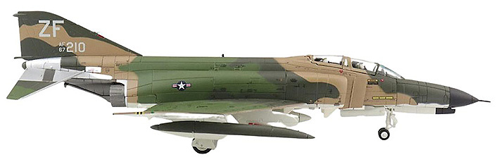 F-4E Phantom II USAF 67-0210ZF, 58th TFS, Udorn RTAB, 972, c/misiles AIM-4 Falcon, 1:72, Hobby Master 