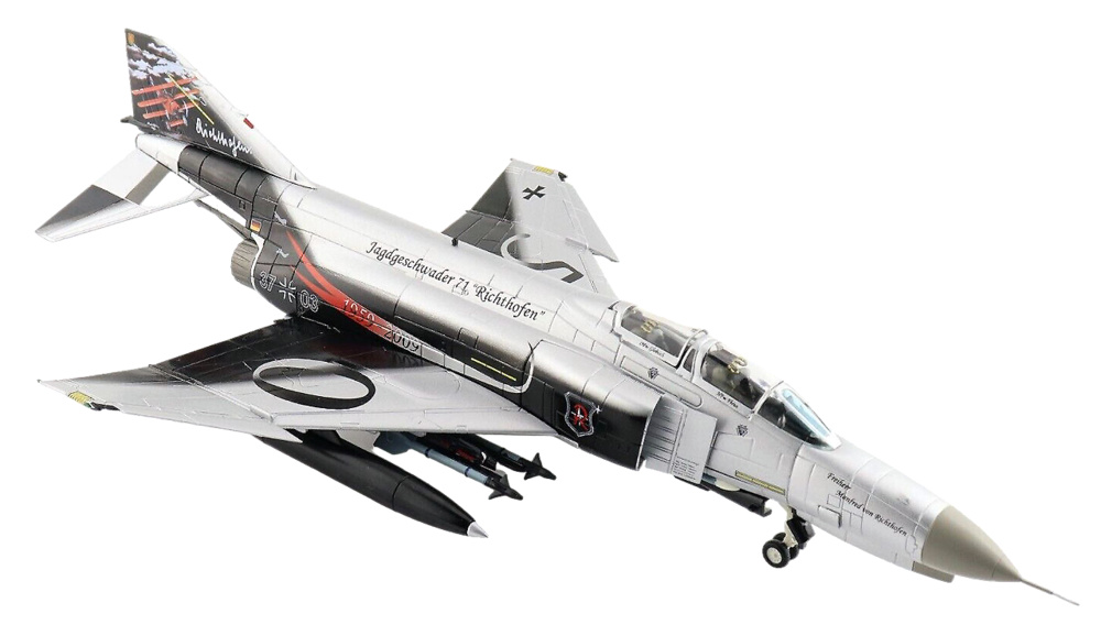 F-4F Phantom II JG-71, 50 Aniversario 37+03 Luftwaffe, 1:72, Hobby Master 