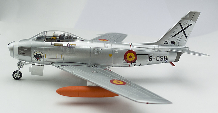 F-86A-30-NA Sabre Nº C.5-98, Ala 12, Torrejón de Ardoz, Ejército del Aire, 1:72, Hobby Master 