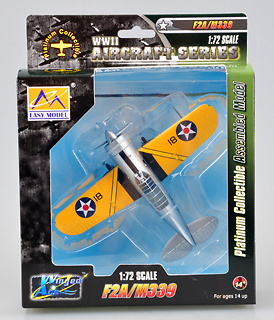 F2A-2 Buffalo, VF-2, USS Lexington CV2, 1:72, Easy Model 