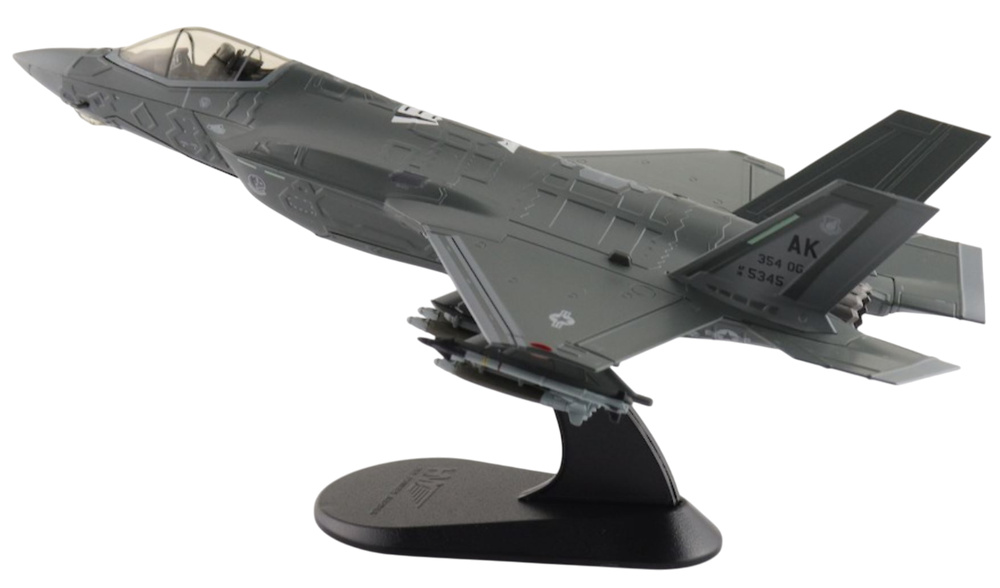 F35A Lightning II, USAF 18-5345/AK, 354º OG, Alaska, 2020s, 1:72, Hobby Master 