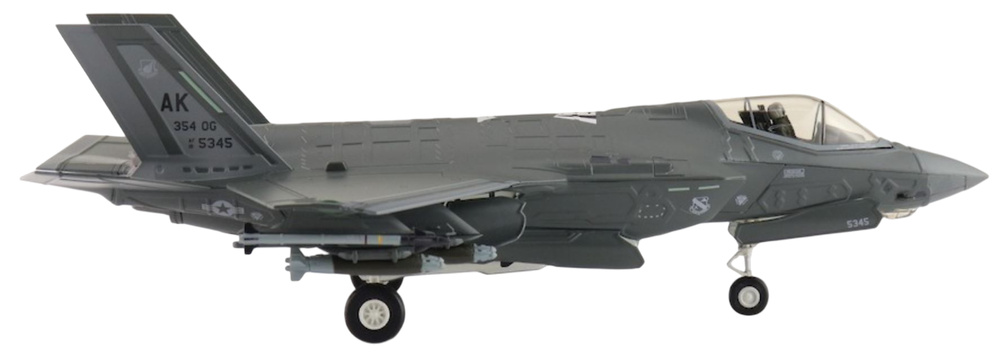 F35A Lightning II, USAF 18-5345/AK, 354º OG, Alaska, 2020s, 1:72, Hobby Master 