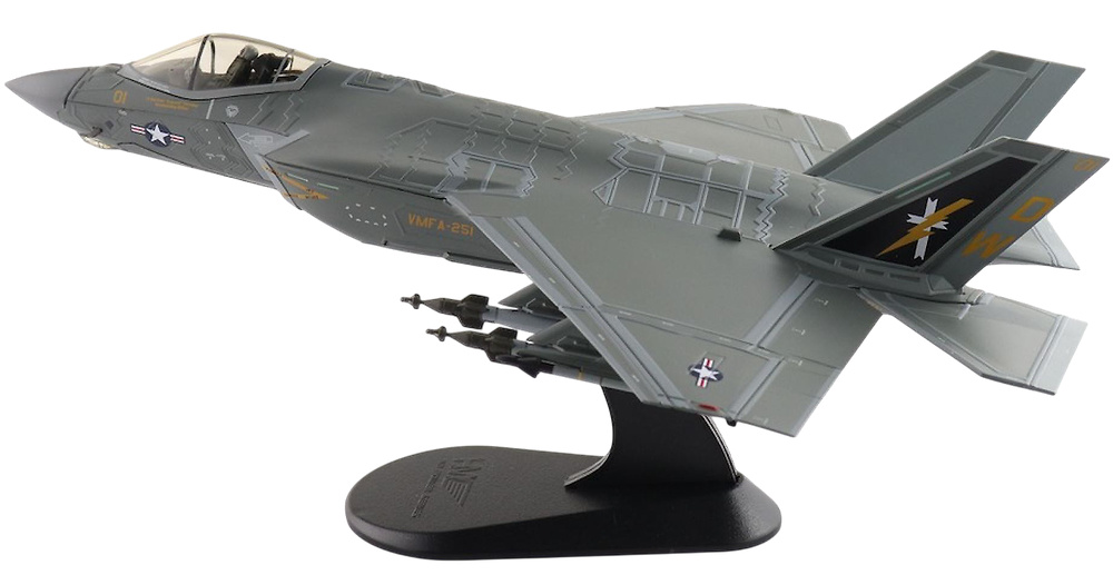 F35C Lightning II, Marines EEUU, 170501, VMFA-251, 2024, 1:72, Hobby Master HA6211 