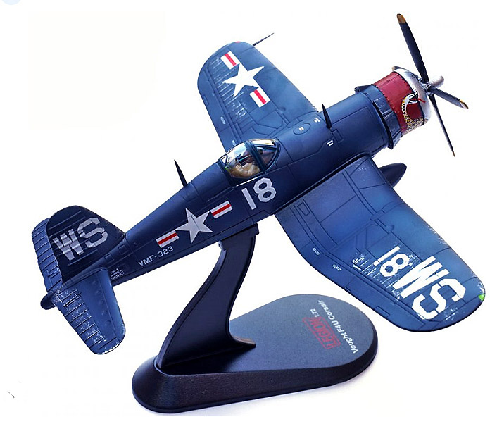 F4U Corsair, USMC VMF-323 Death Rattlers, White 18, USS