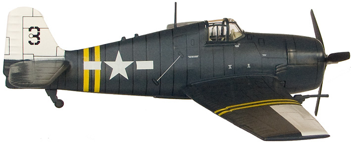 F6F-5 Hellcat, Julio 1945, 1:72, Altaya 