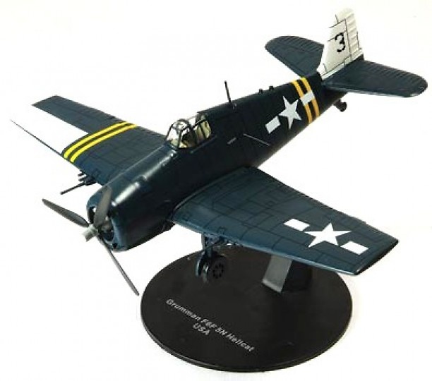 F6F-5 Hellcat, VF-24 Squadron, Julio 1945, 1:72, Altaya 