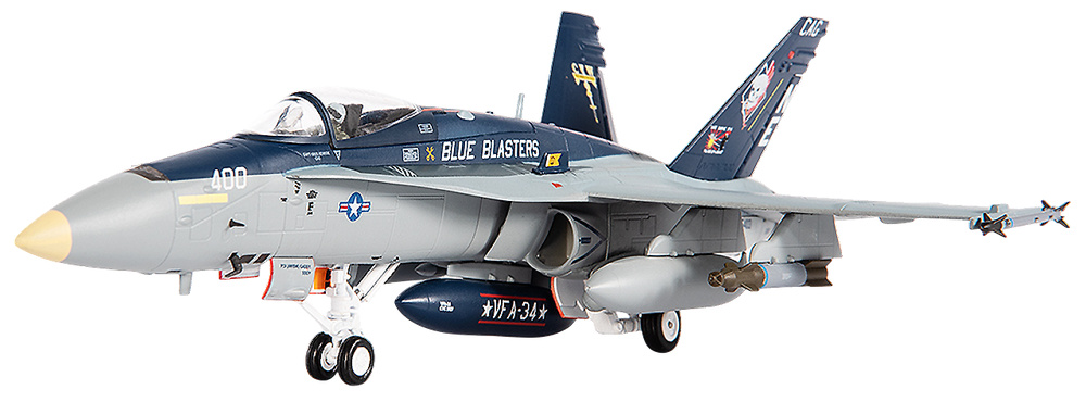 F/A-18C Hornet U.S. NAVY VFA-34 Blue Blasters, The Last Cruise, 2018, 1:72, JC Wings 