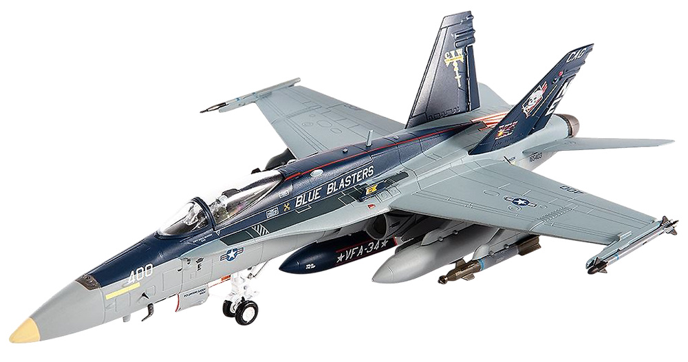 F/A-18C Hornet U.S. NAVY VFA-34 Blue Blasters, The Last Cruise, 2018, 1:72, JC Wings 