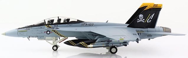 F/A-18F Super Hornet, USN VFA-103 Jolly Rogers, USS Harry S. Truman, Operation Inherent Resolve 2016, 1:72, Hobby Master 